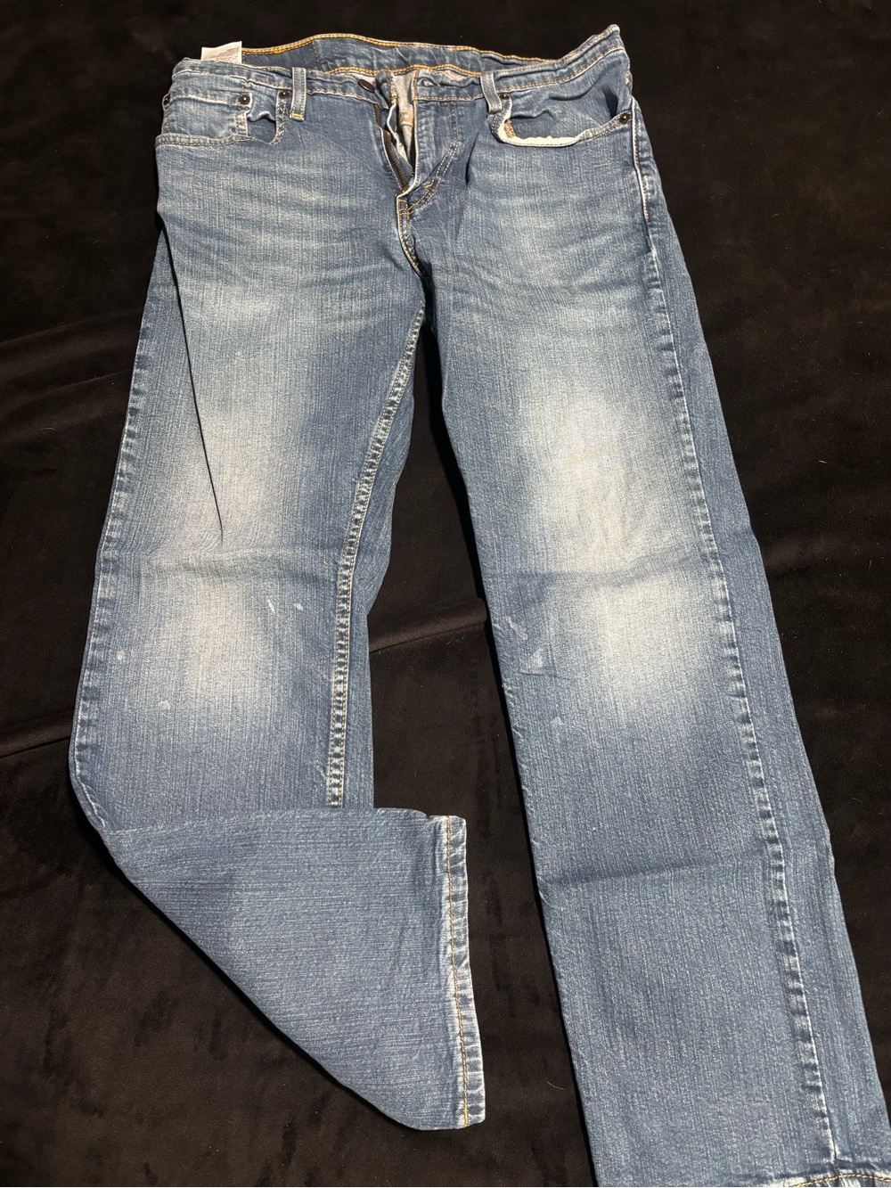 Levi's Faded Light Blue Straight Jeans